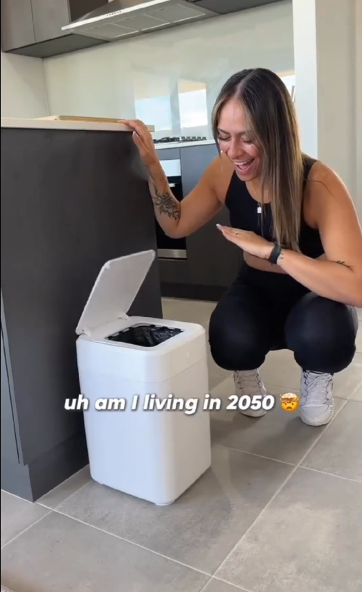 I didn’t know trash could feel this futuristic.